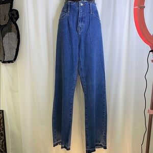 Fashion Nova Blue High Rise Jeans